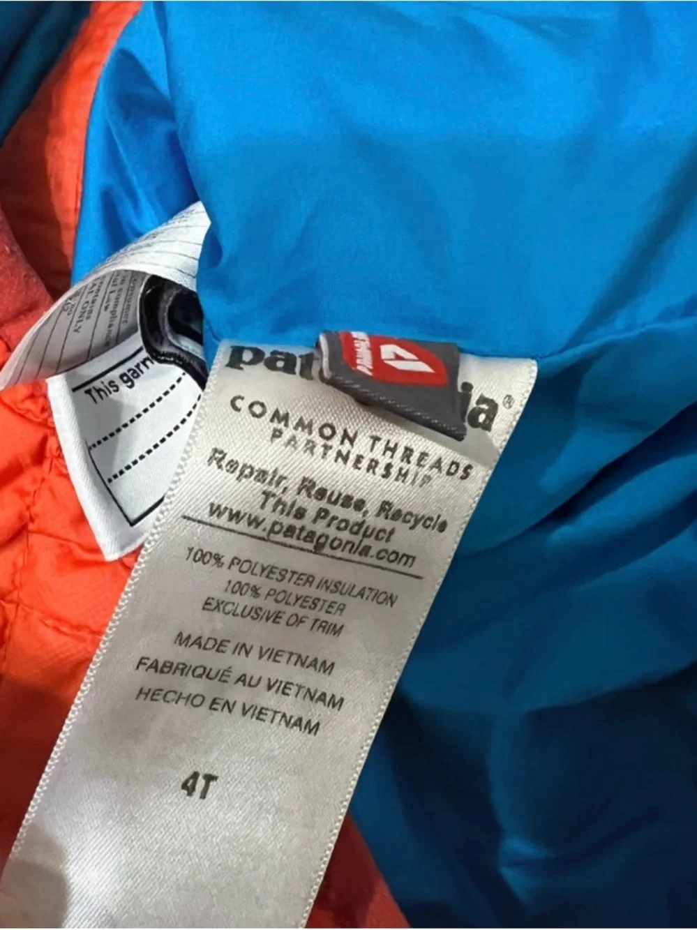 Patagonia small tear